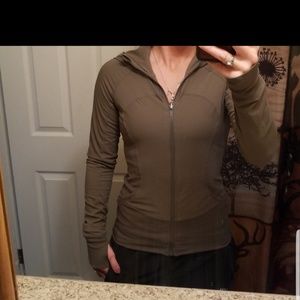 Lululemon jacket, olive green